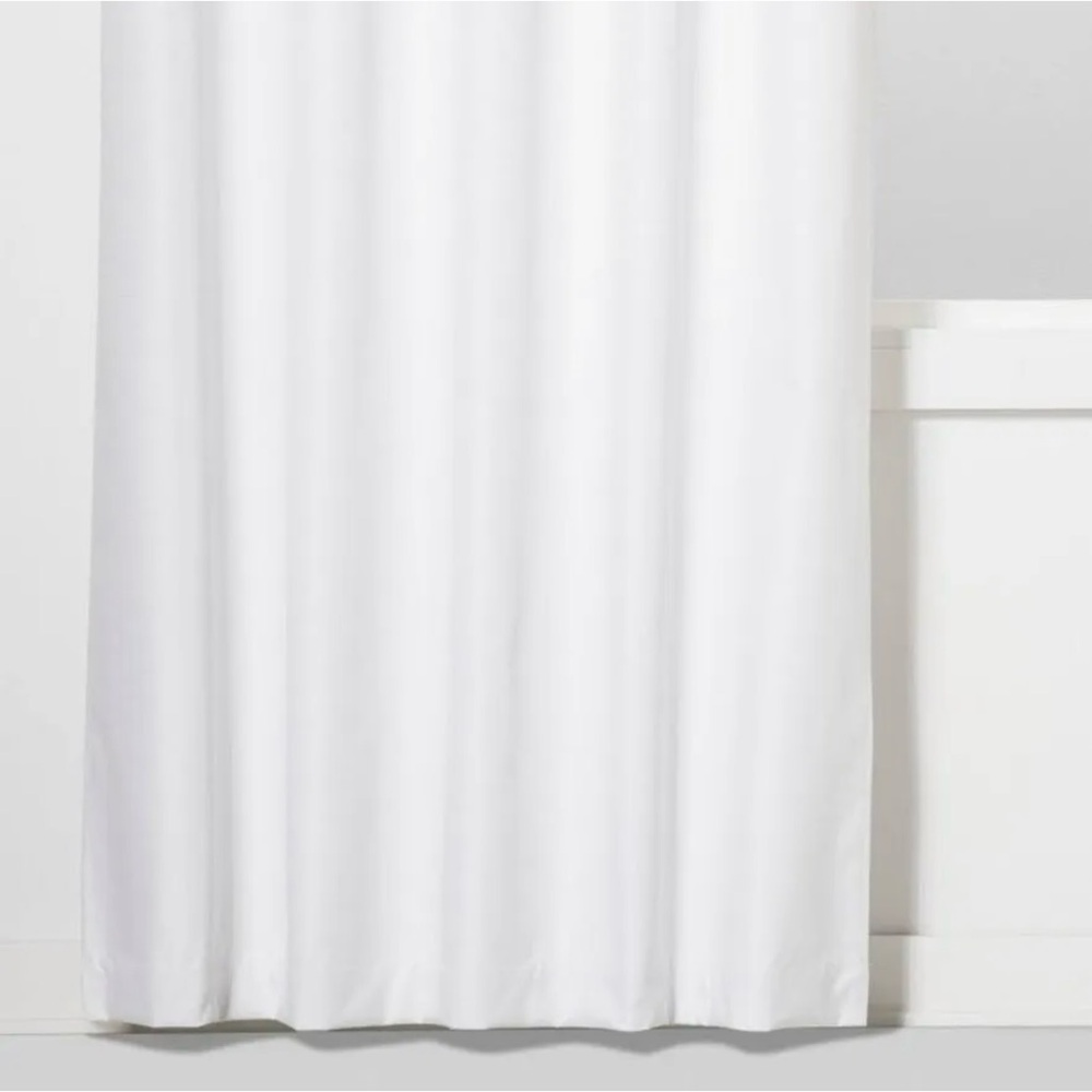 2 Eclipse Braxton curtain panels, white- 42”x84” - Picture 3 of 4